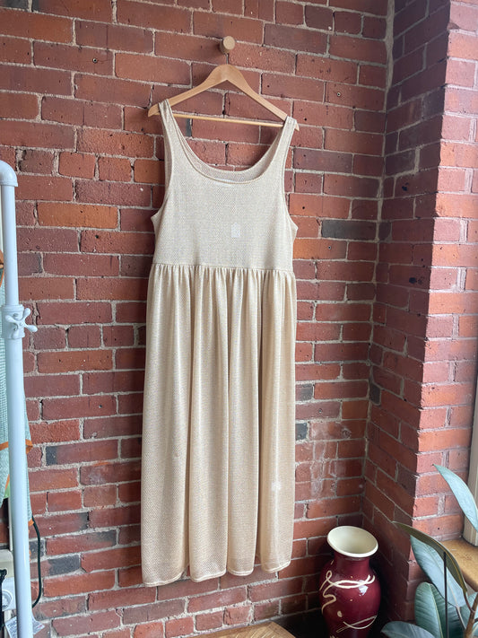 Carleen Basketball Dress Gold Mesh SS3
