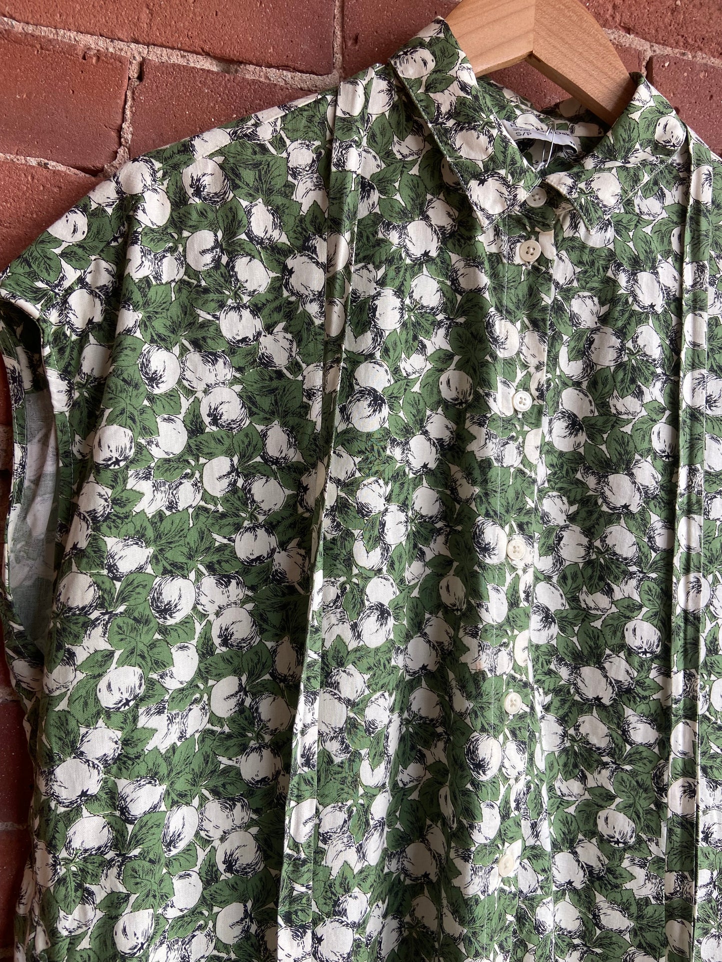 Frank and Oak green patterned frock SS 2