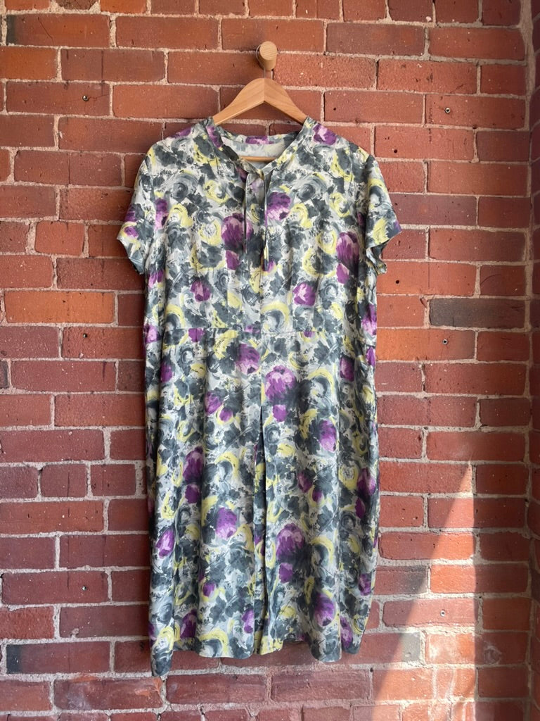 Vintage Floral Short Sleeve Dress SS2