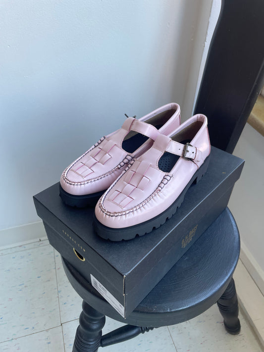 Light Pink Fisherman Mary Jane’s