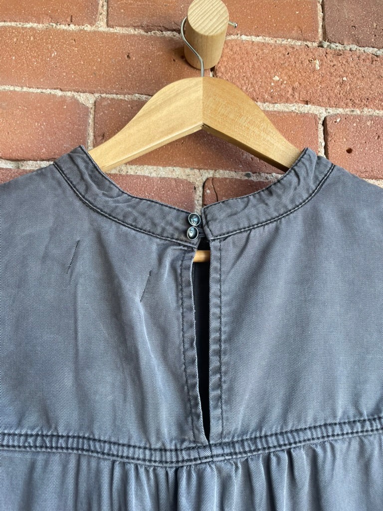 Grey Ruffle Dress SS2-3