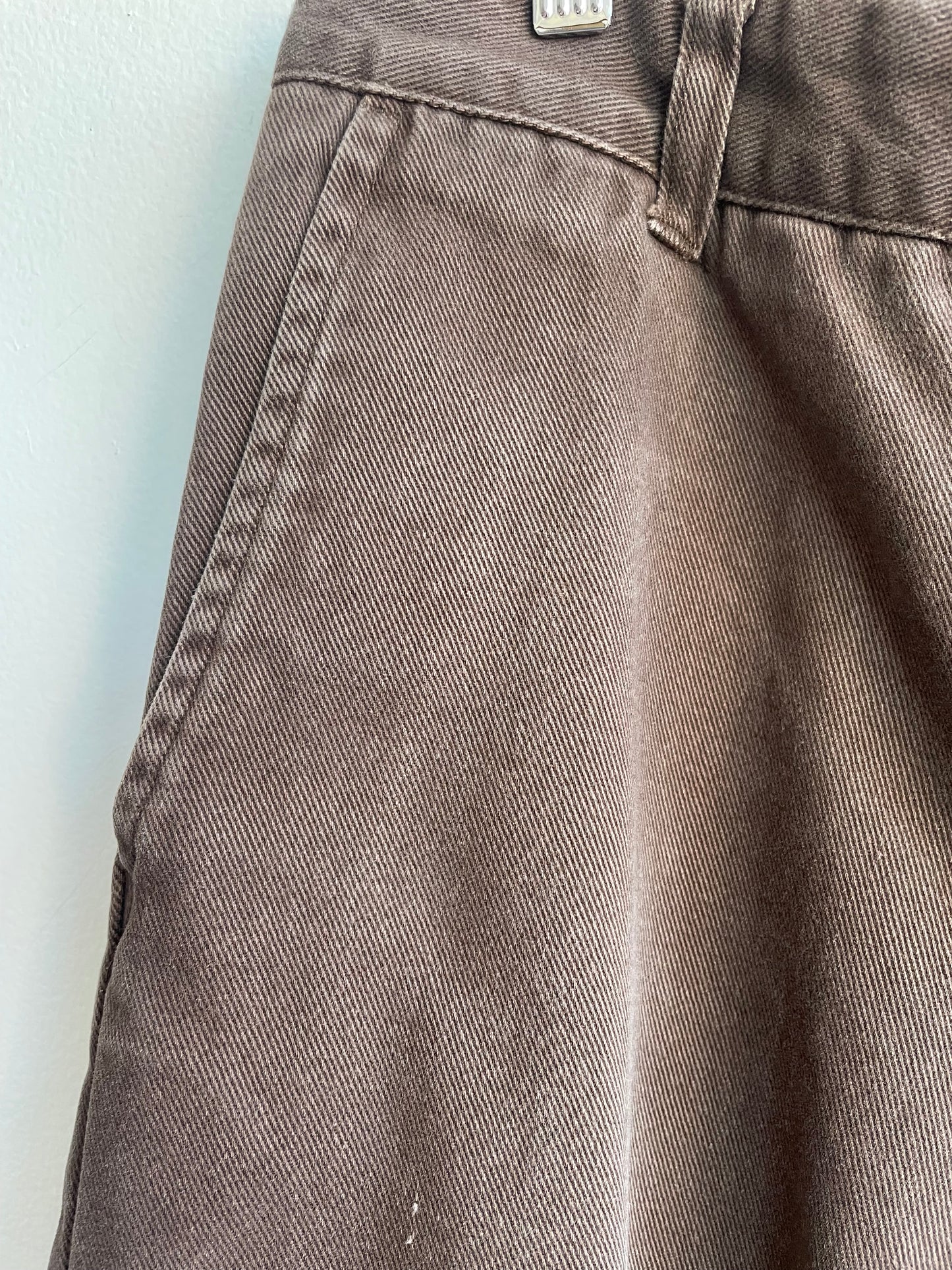 Brown Denim Pants SS2