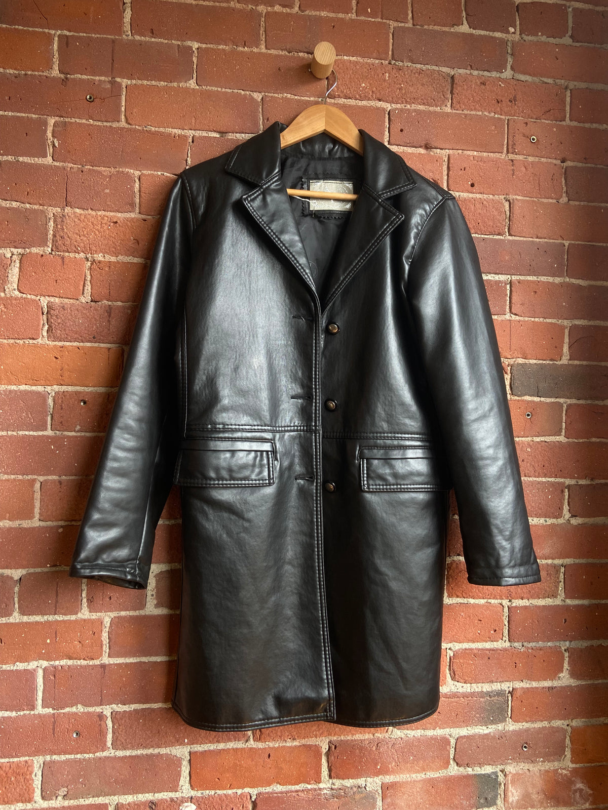 AC Italian long leather jacket SS1