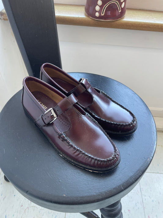 Mahogany Leather Loafers