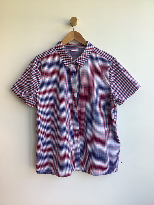 American Sweetheart gingham shirt SS1-2
