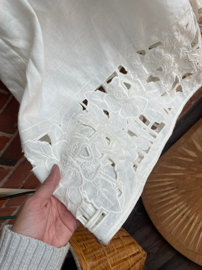 Zimmermann White Dress With Belt SS1-2