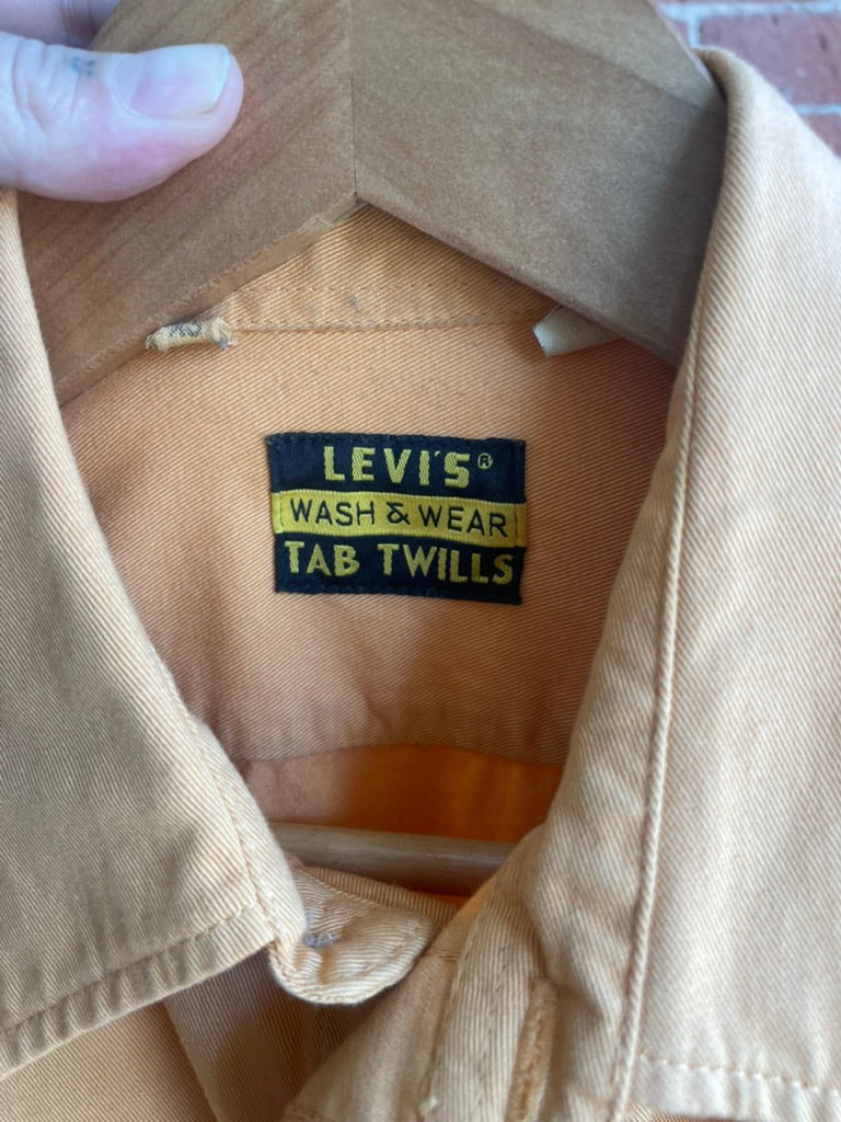 Vintage Levi's Button Down Orange SS1