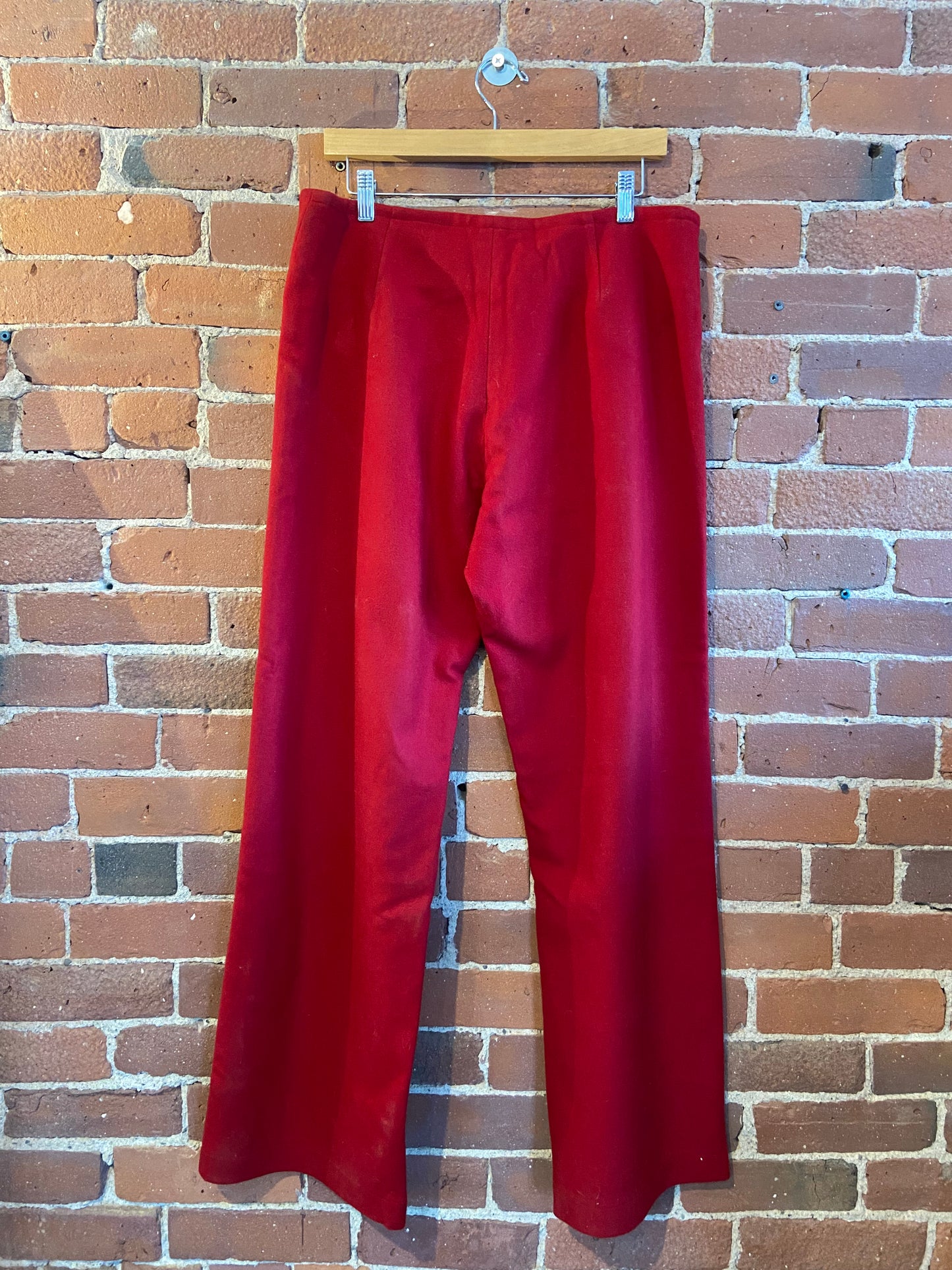 Red wool sailor trousers SS 2