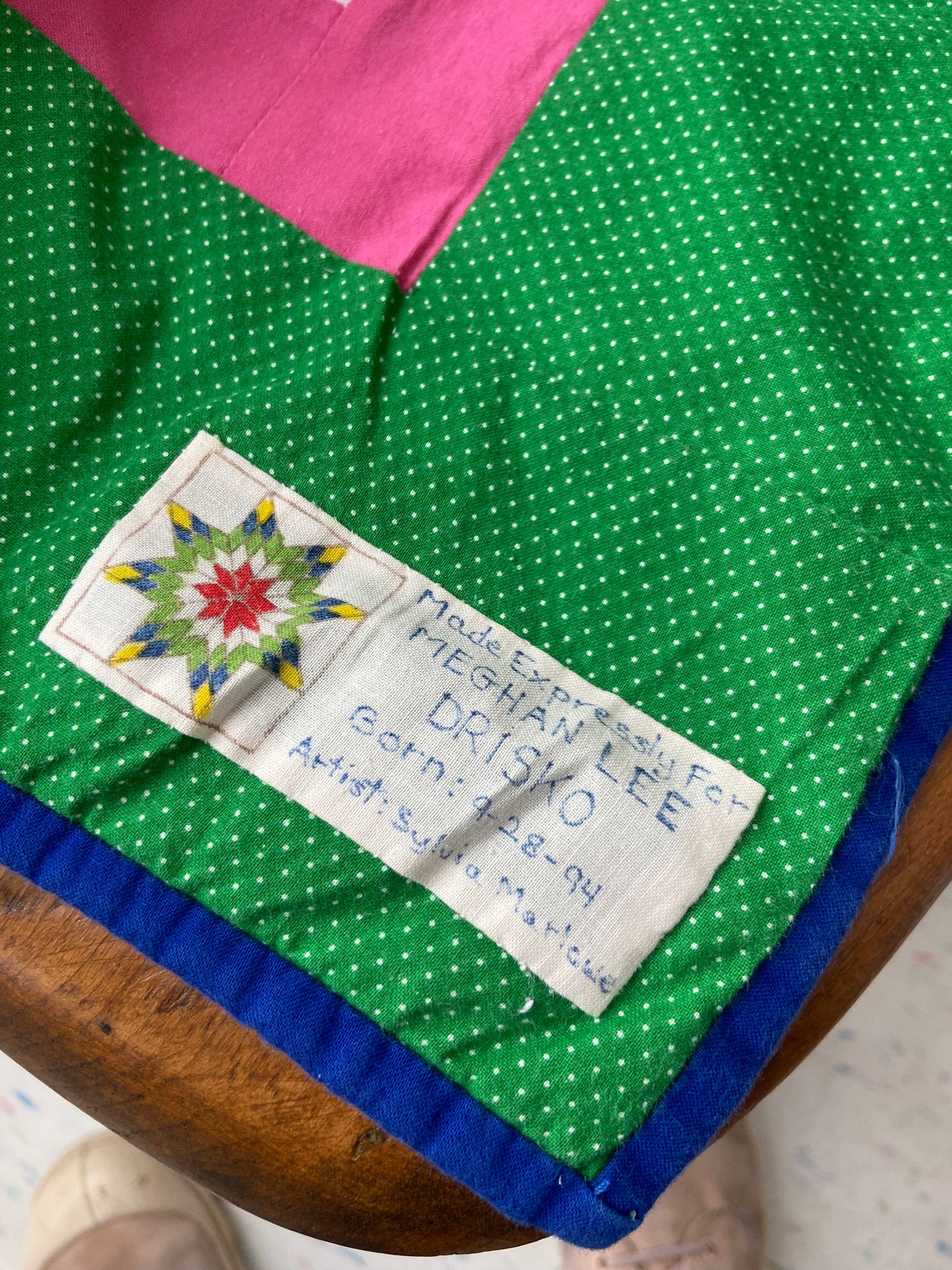 Clown baby blanket