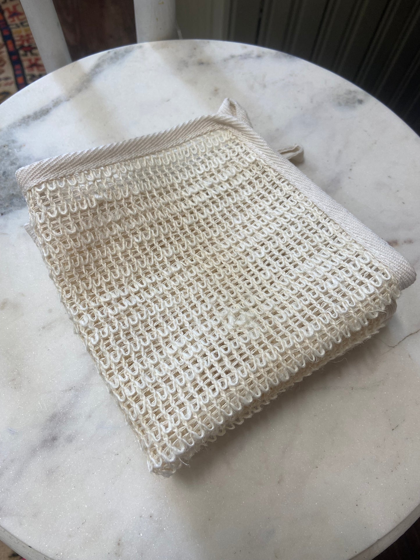 Sisal washcloth
