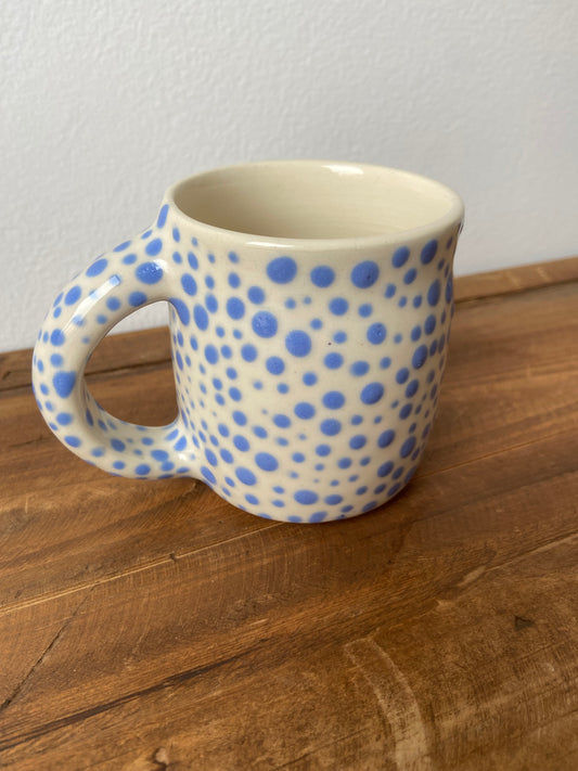Ash & Clay blue speckles mug