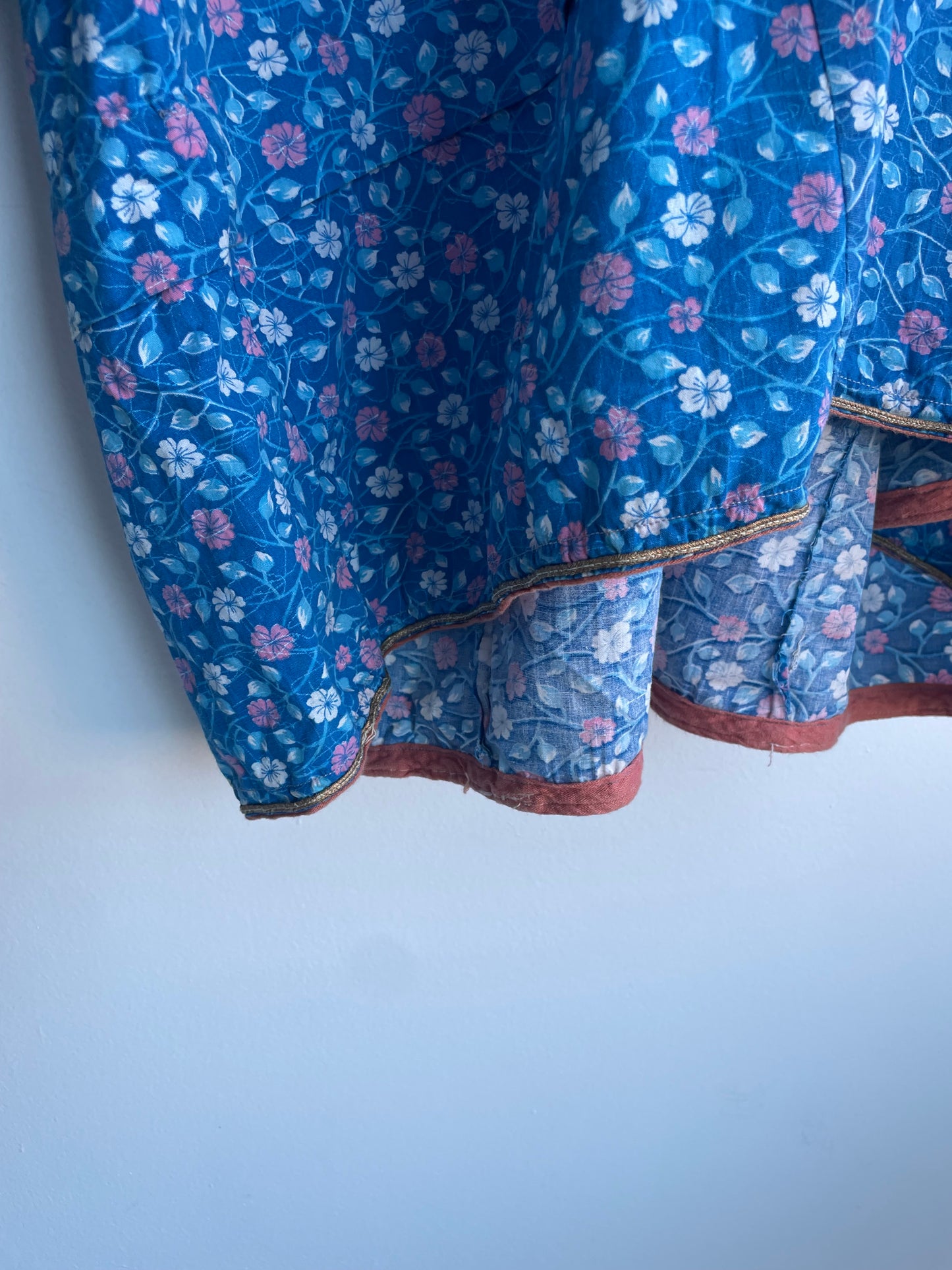 Blue Floral Tunic Dress SS1-3