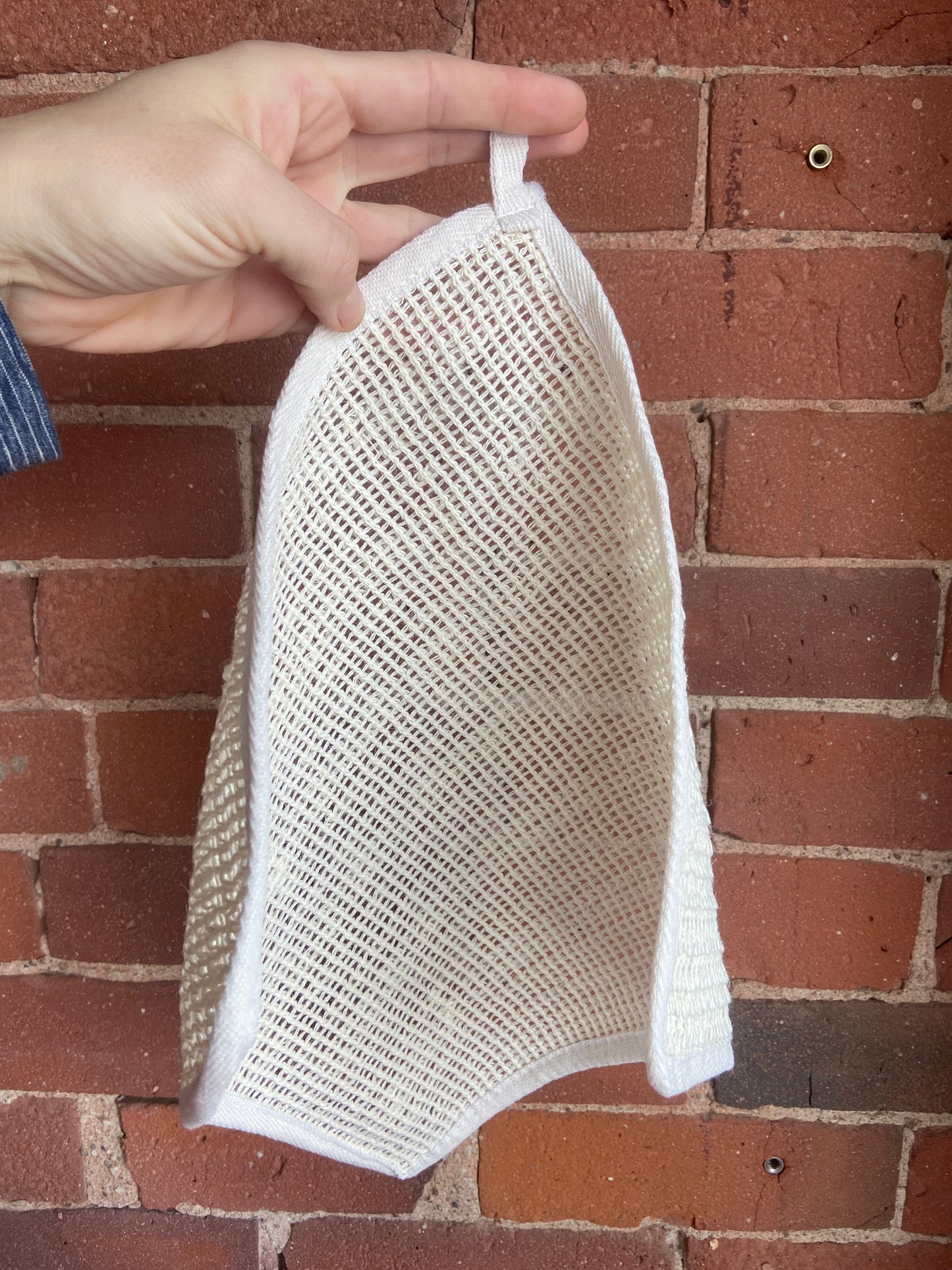 Sisal washcloth