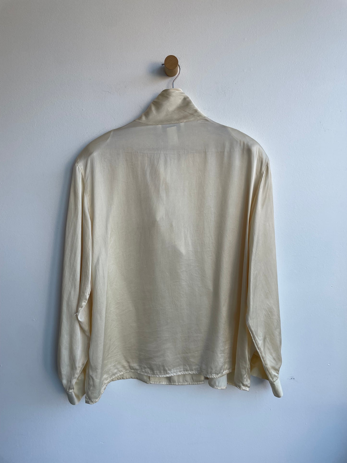 Cream Silk Blouse SS1-2