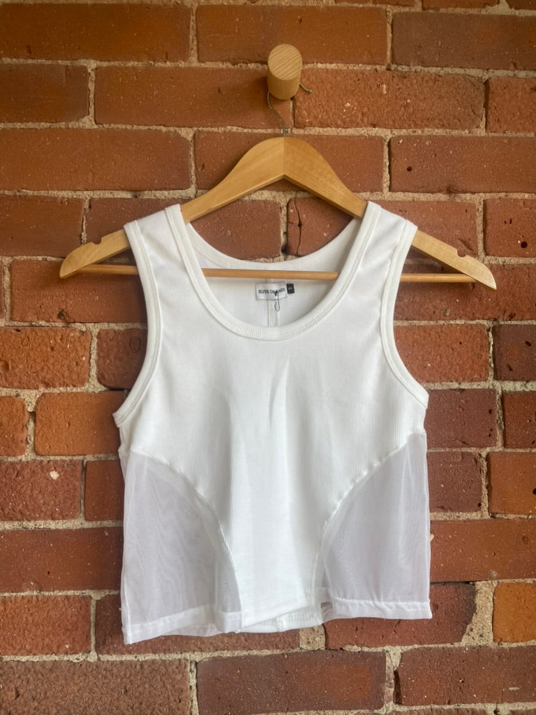 Elyse On Mars Combo Tank no. 2 White SS1-3
