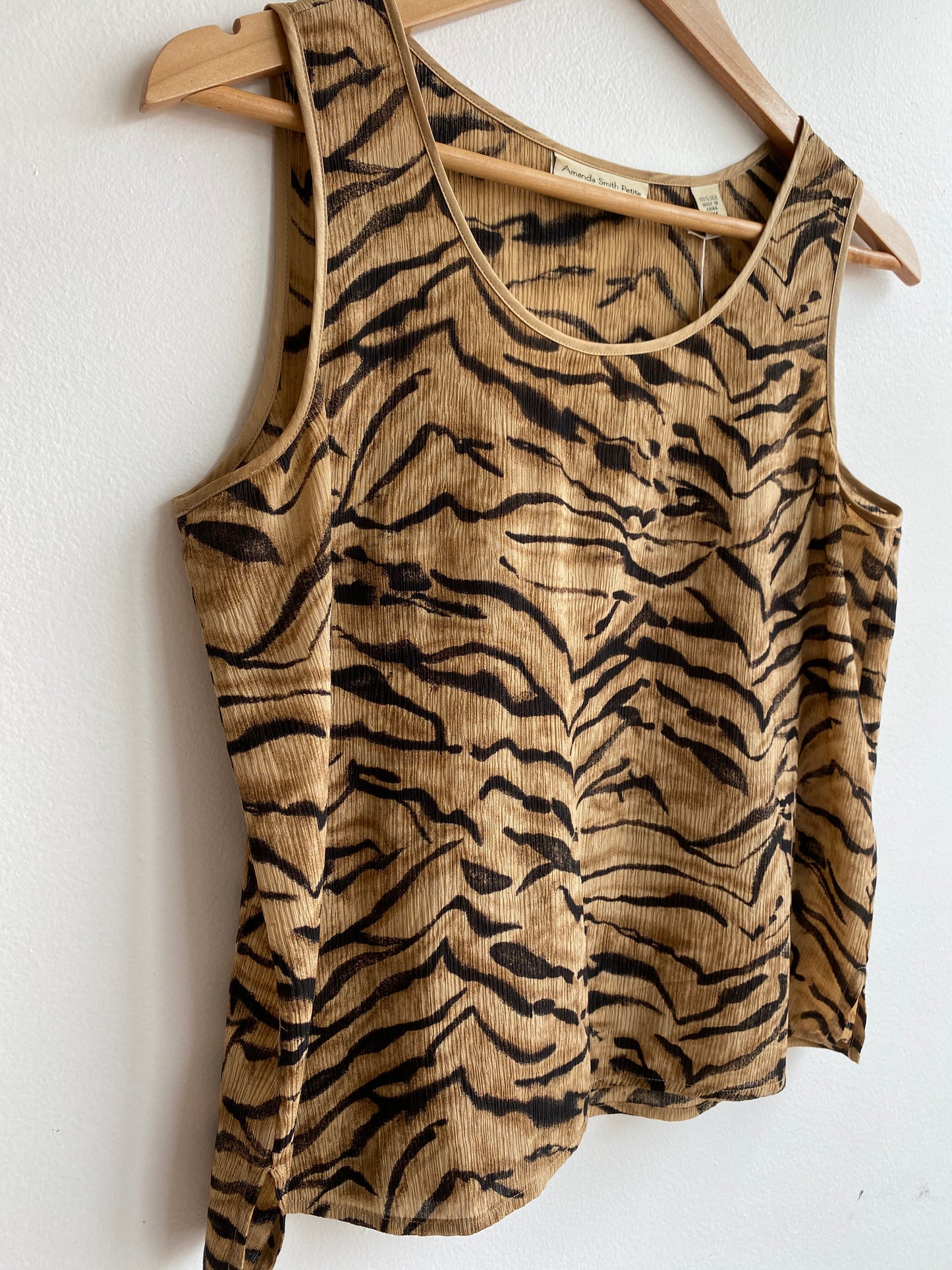 Silk Animal Print Tank SS1-2