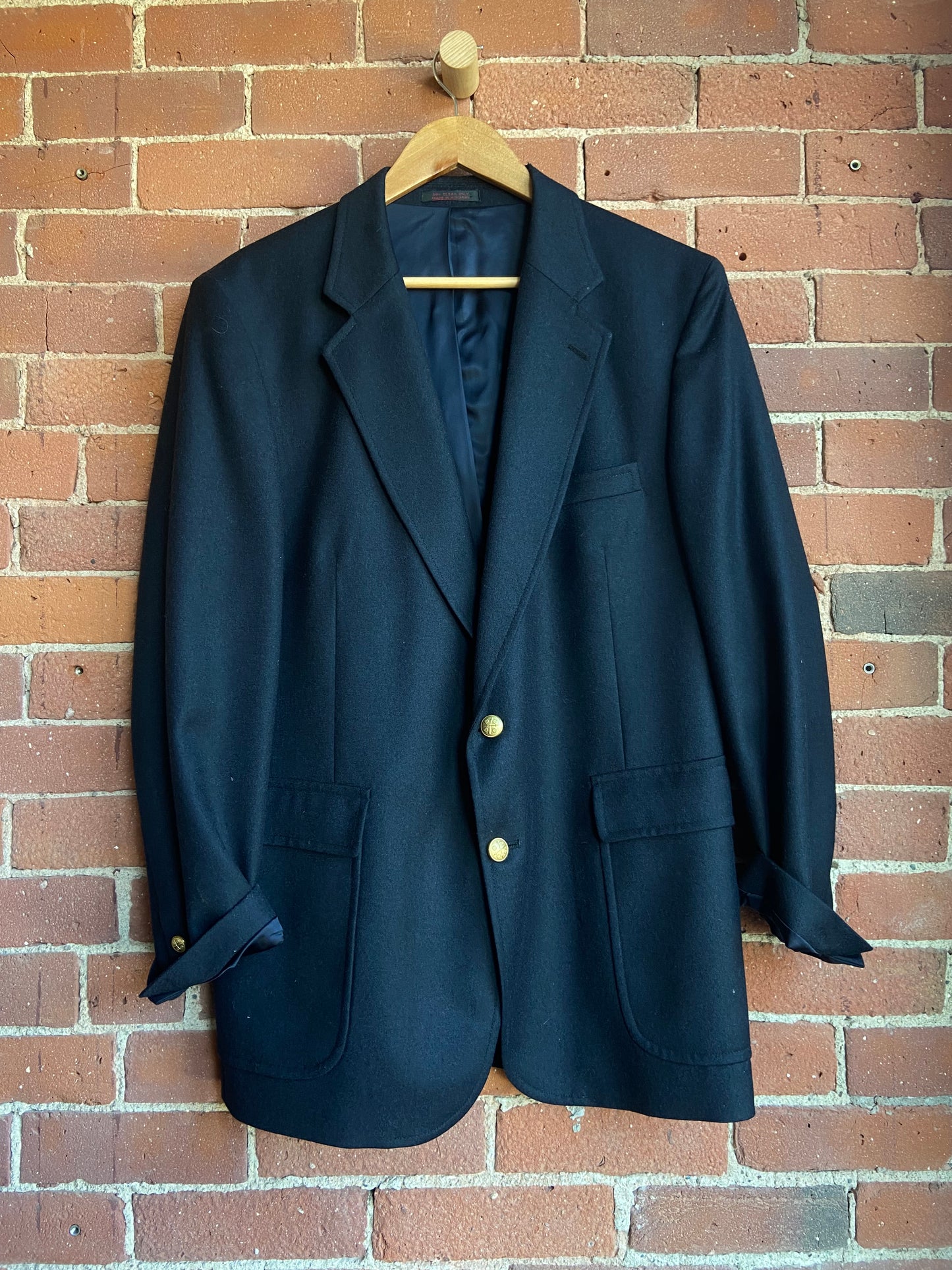 Black wool blazer SS 2 (Now $37)