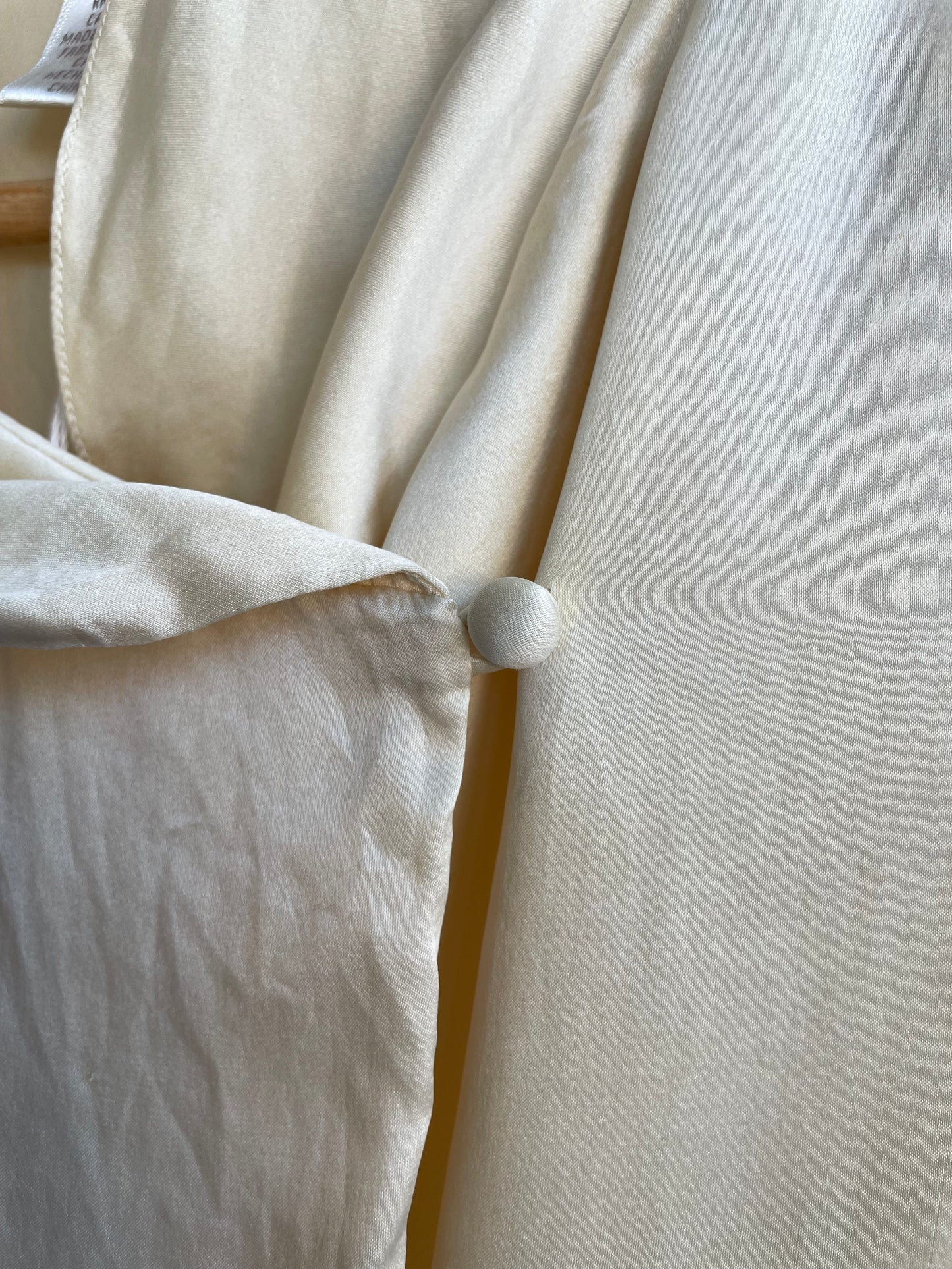 Cream Silk Blouse SS1-2