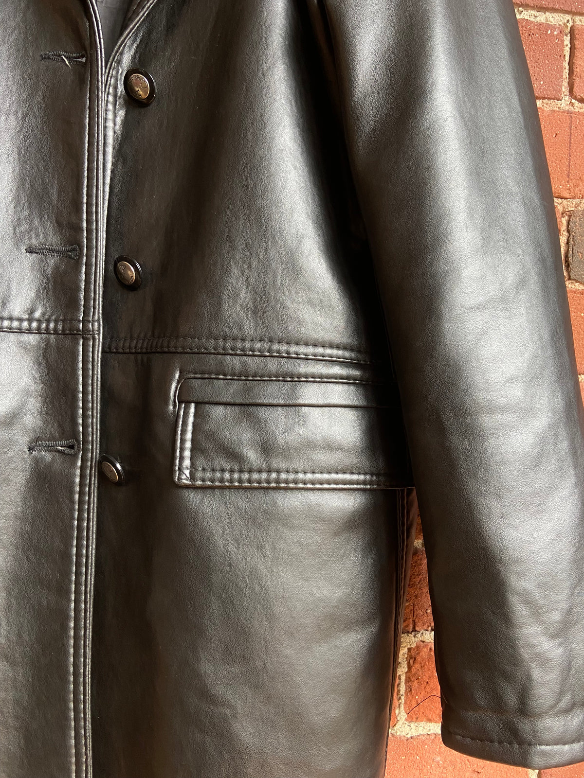 AC Italian long leather jacket SS1
