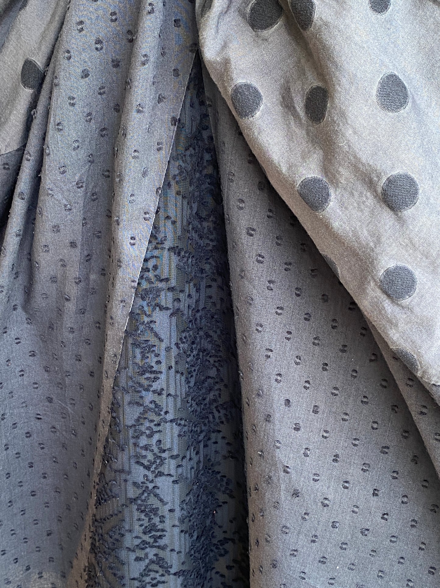 Charcoal grey textural top SS3