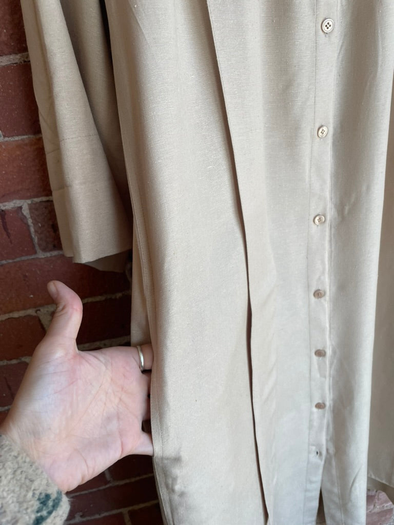 Silk Button Down Dress SS2