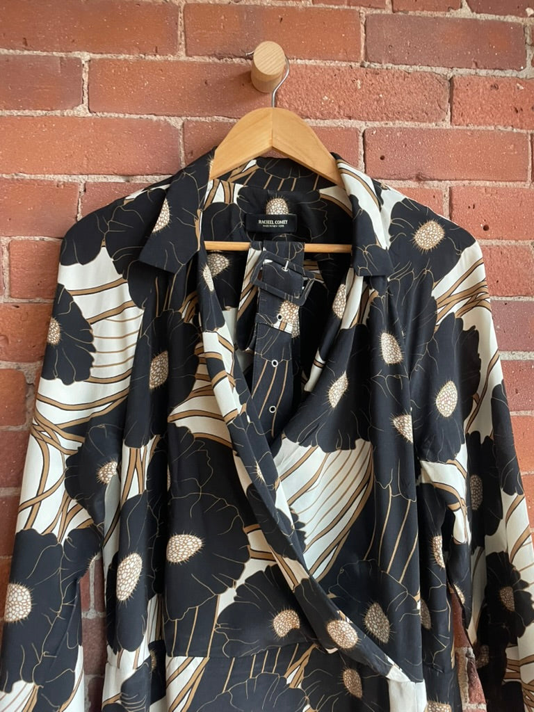 Rachel Comey Cessation Wrap Dress With Belt SS2