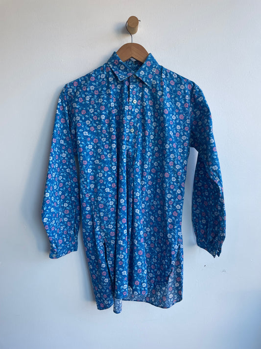 Blue Floral Shirt SS2