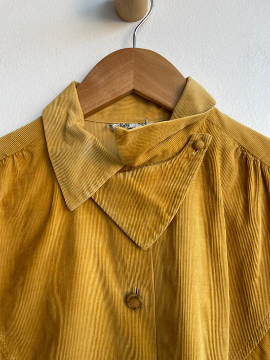 Mustard Corduroy Blouse SS1