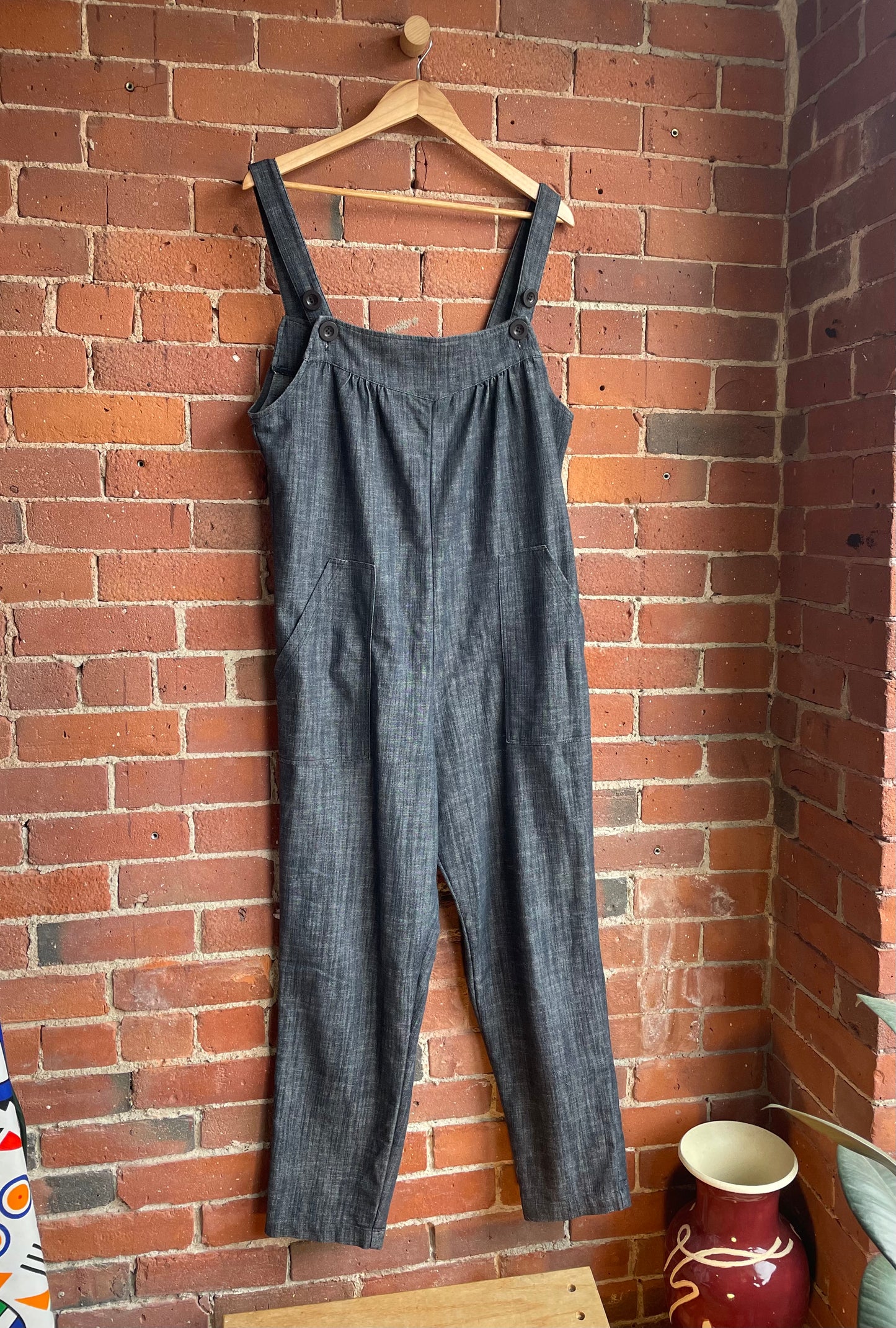 Noo Works Chambray Overalls SS2-3