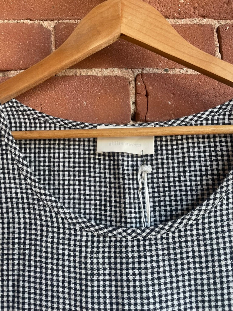 Gillian Stevens Gingham Linen Bellia Dress SS2-3