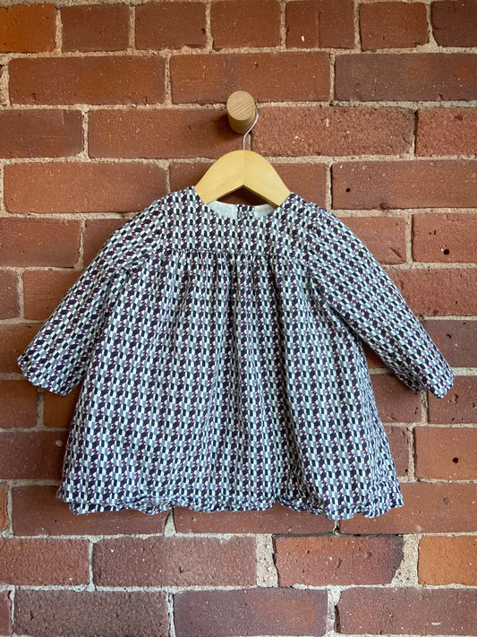 Little. Ones geo cotton dress sz 18 mo (2,8)