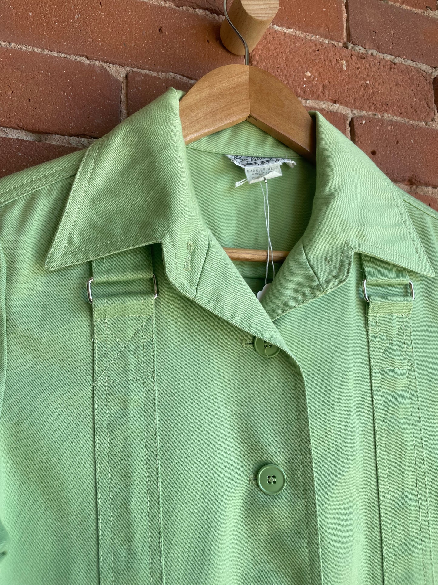 Green Jacket with Metal Detail SS1