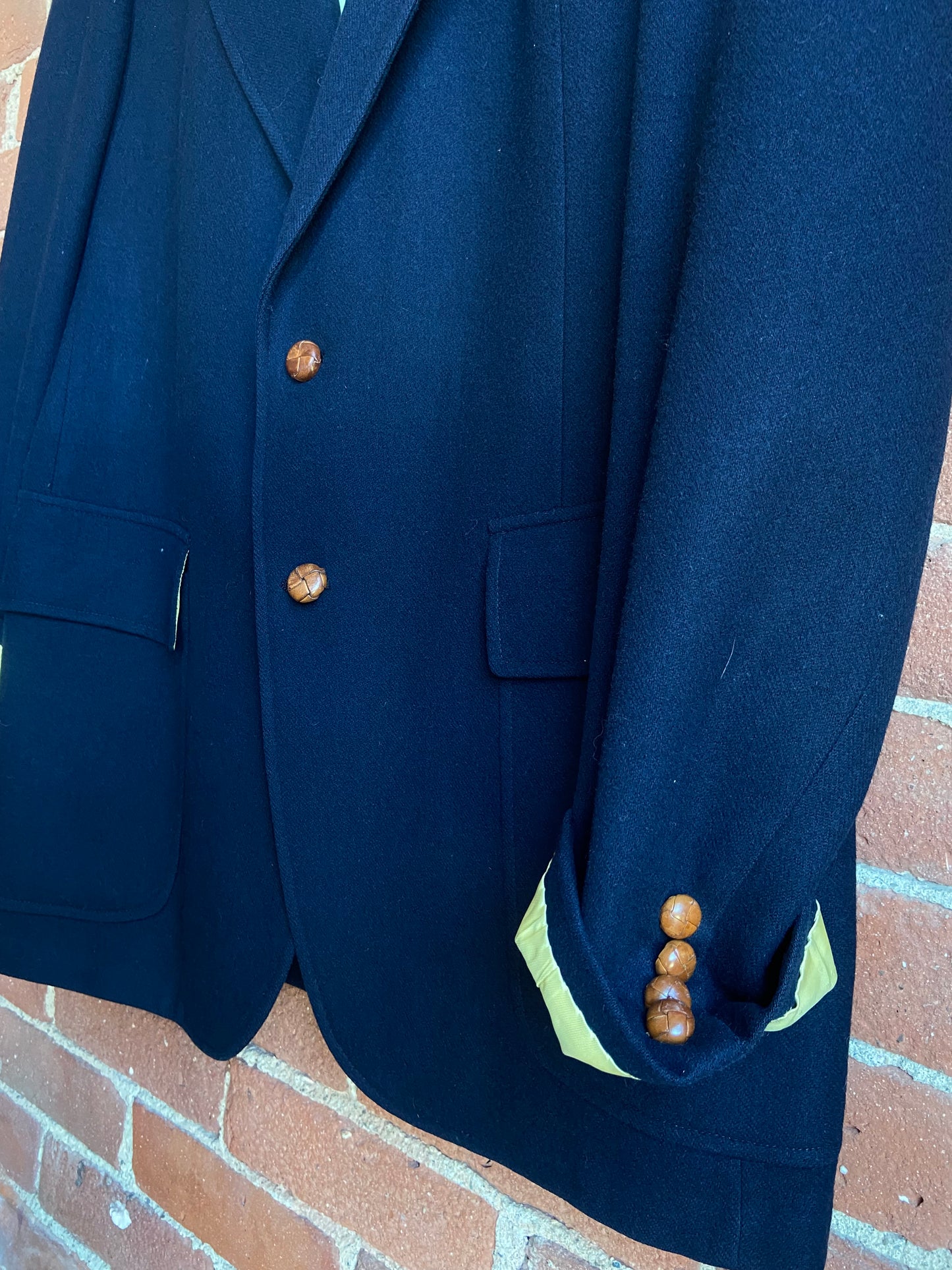 Navy wool blazer SS 2 (Now $37)
