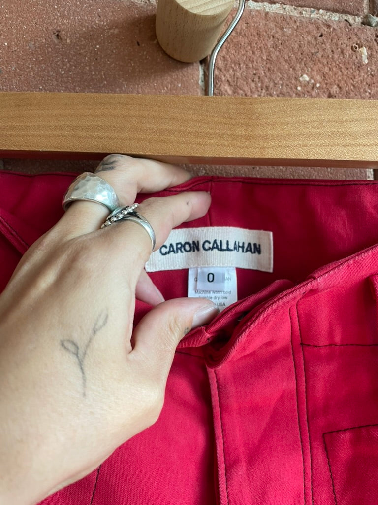 Caron Callahan Red Pants SS1