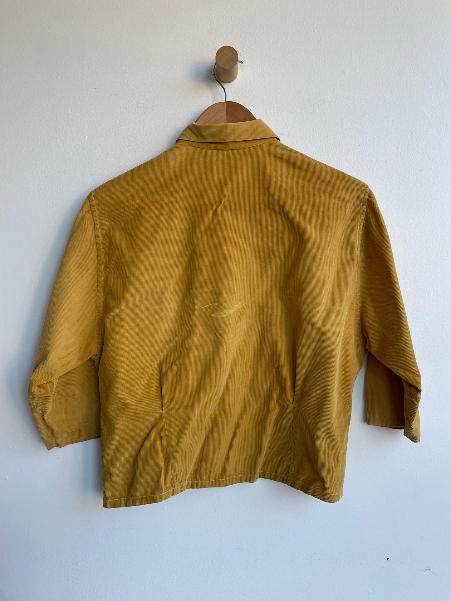 Mustard Corduroy Blouse SS1