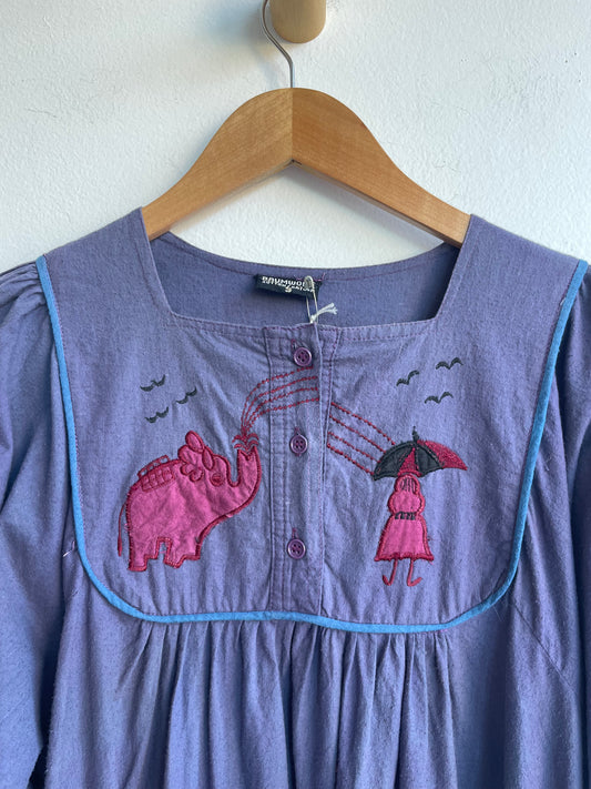 Flannel Elephant Dress SS2