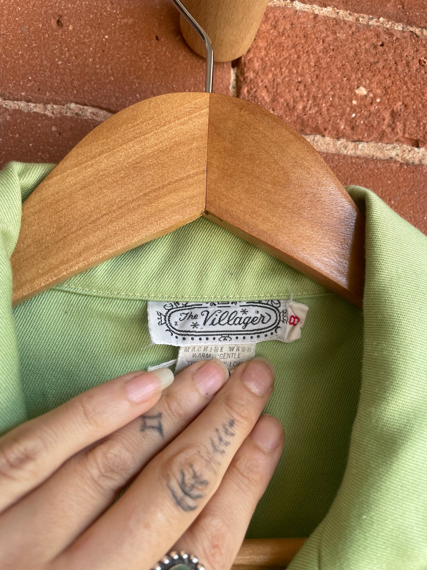 Green Jacket with Metal Detail SS1