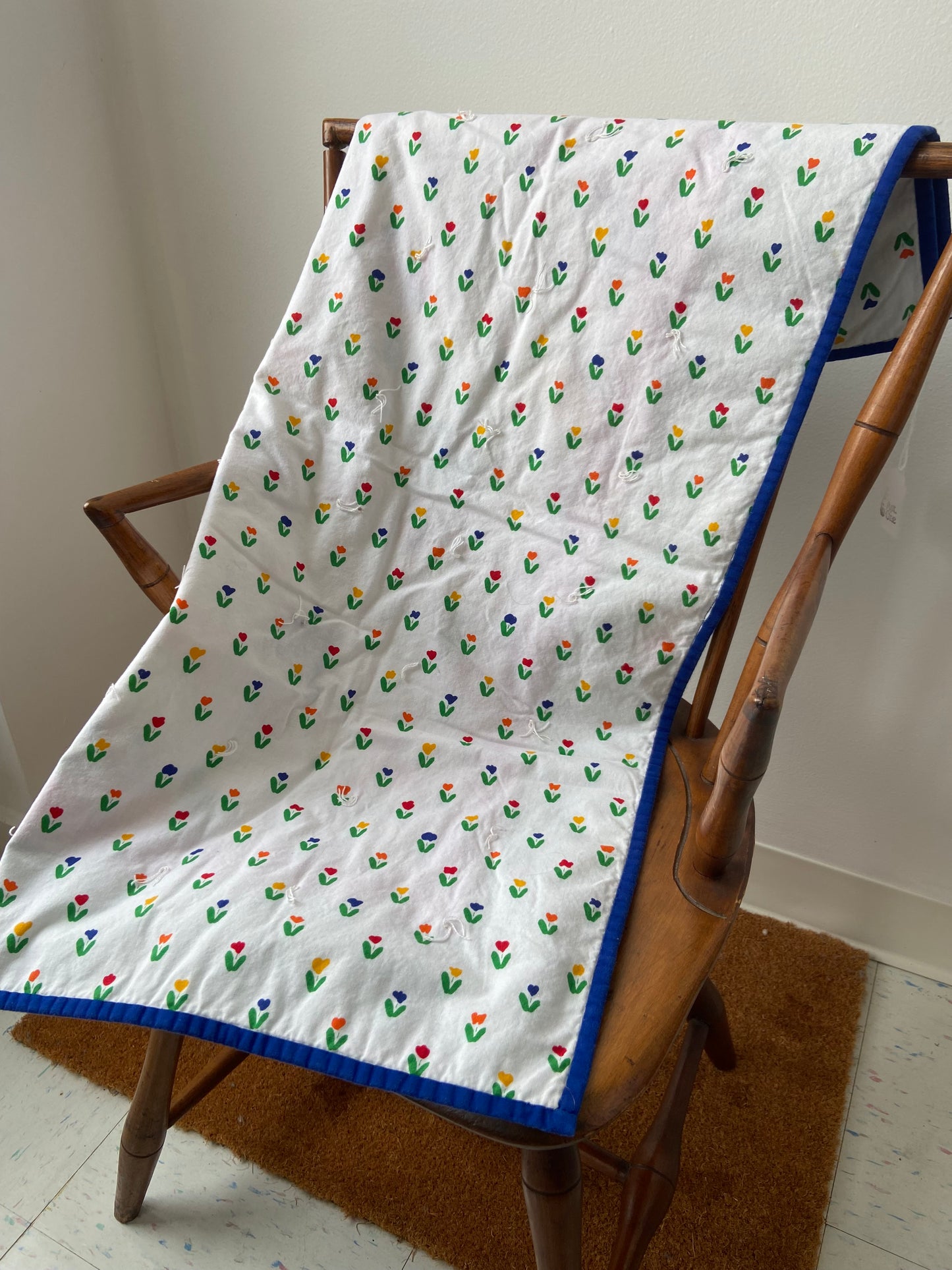 Clown baby blanket