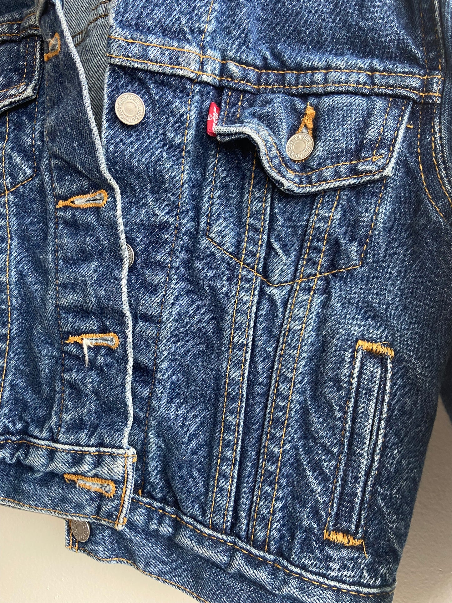 Little ones Levis denim jacket sz 6-10
