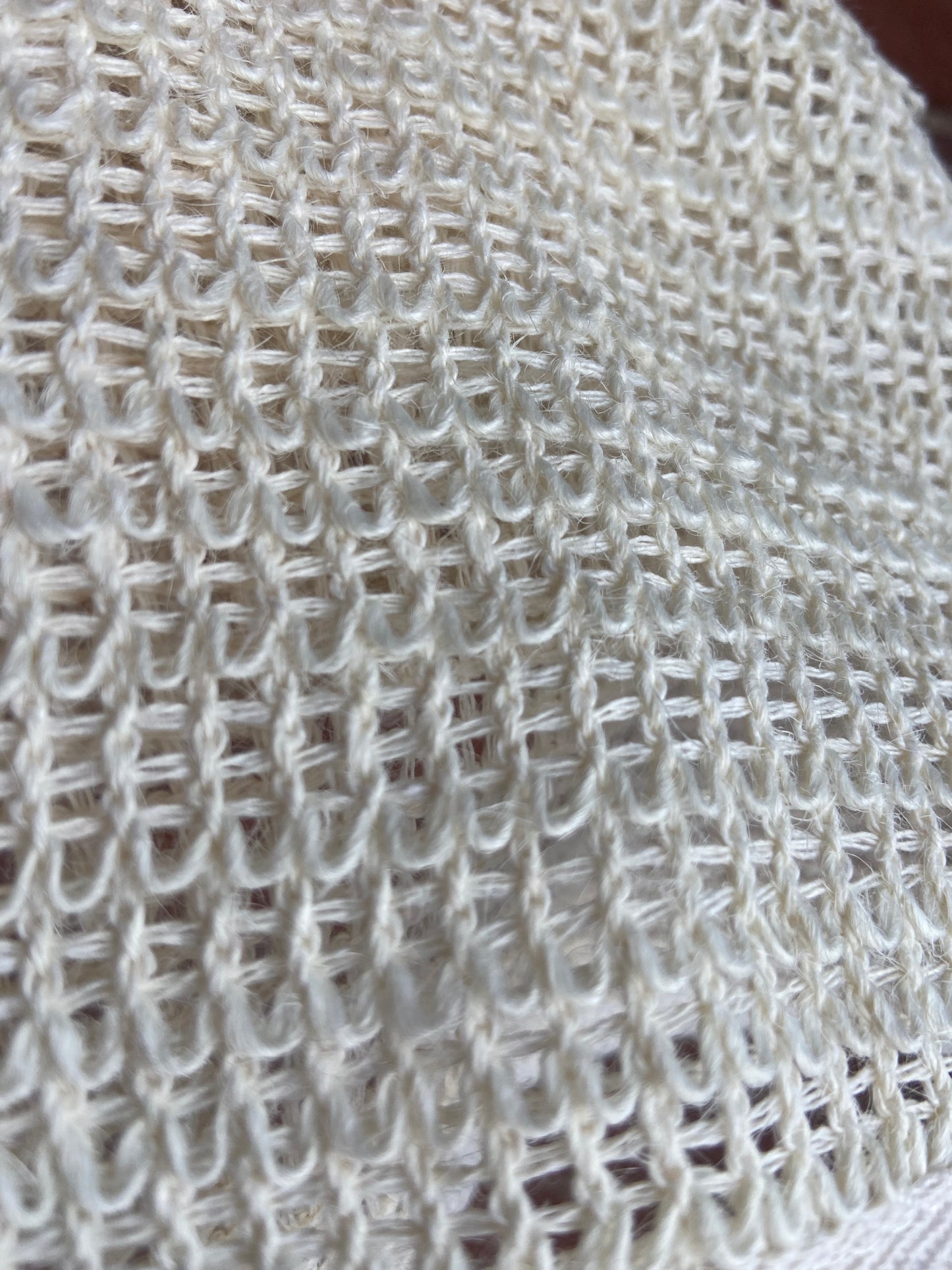 Sisal washcloth