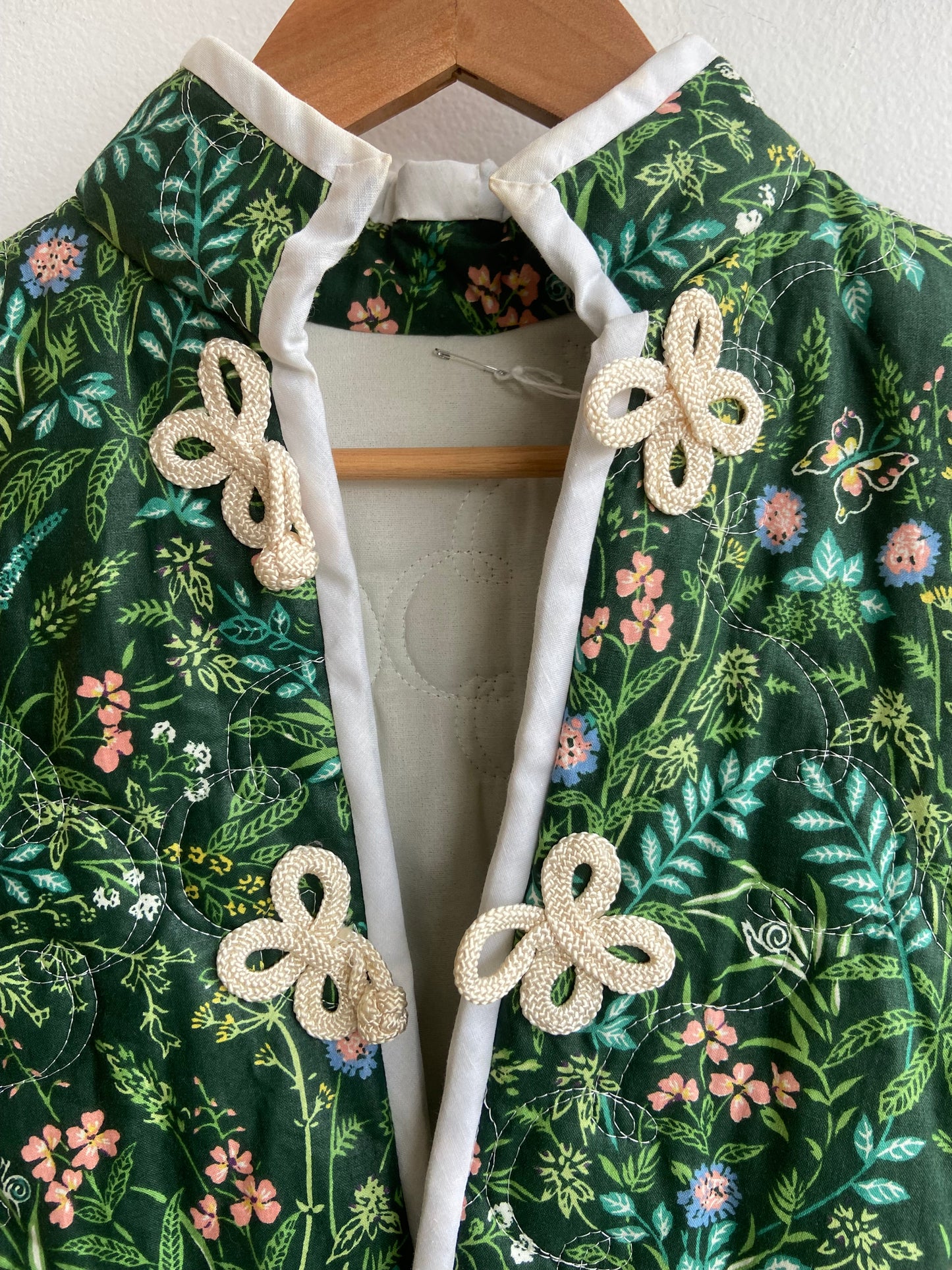 Green garden quilted jacket SS 1