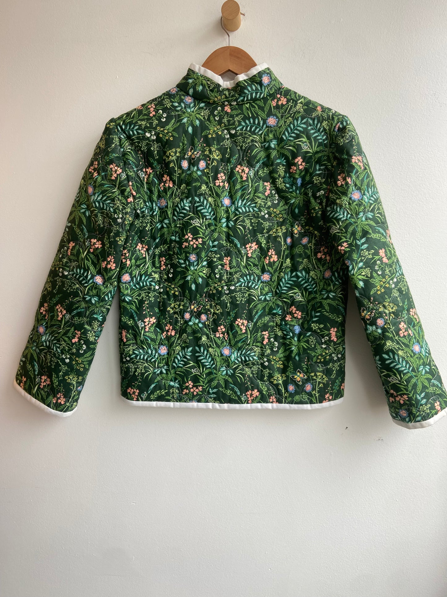 Green garden quilted jacket SS 1