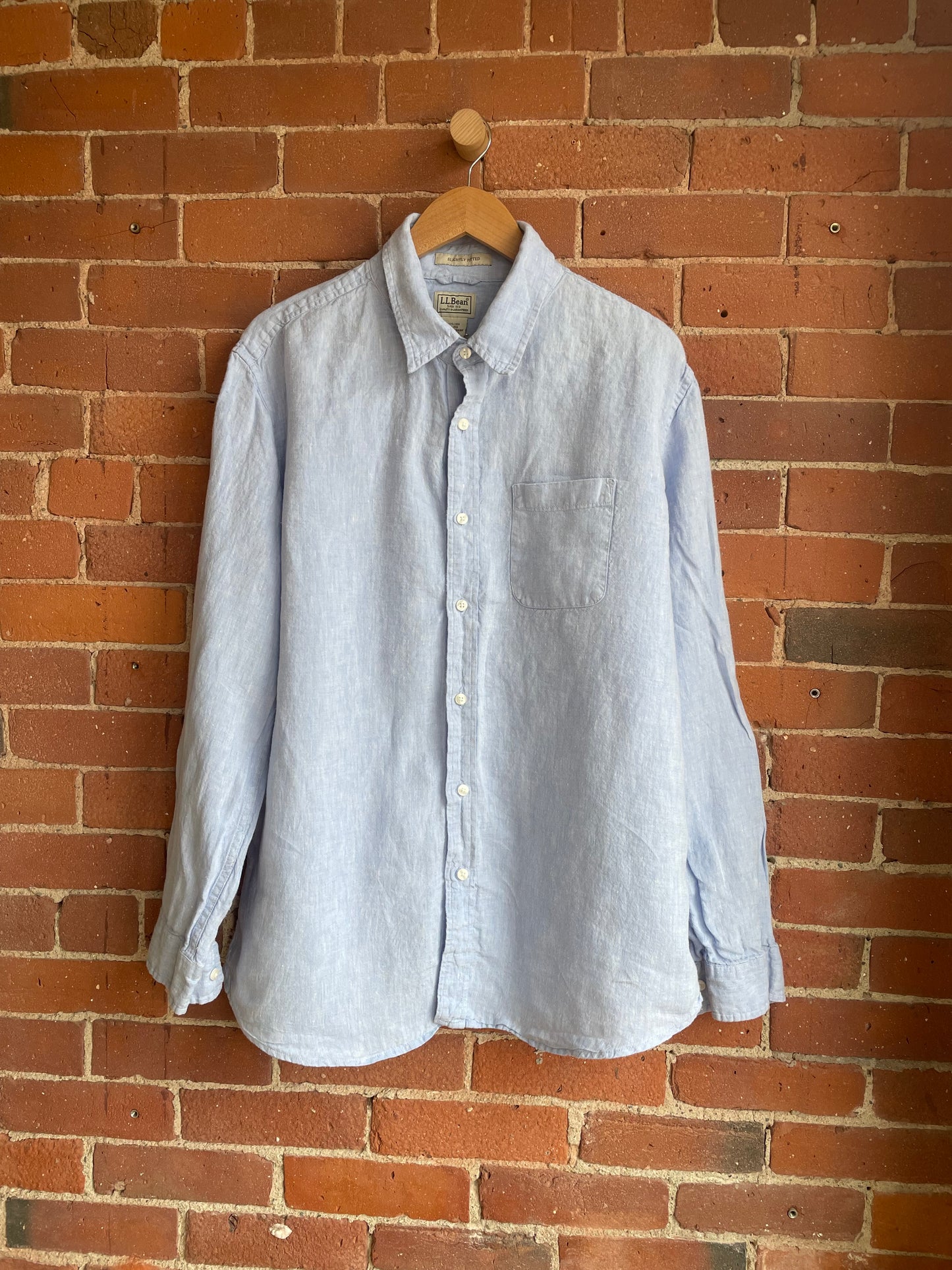 ‘Bean Linen Button Down
