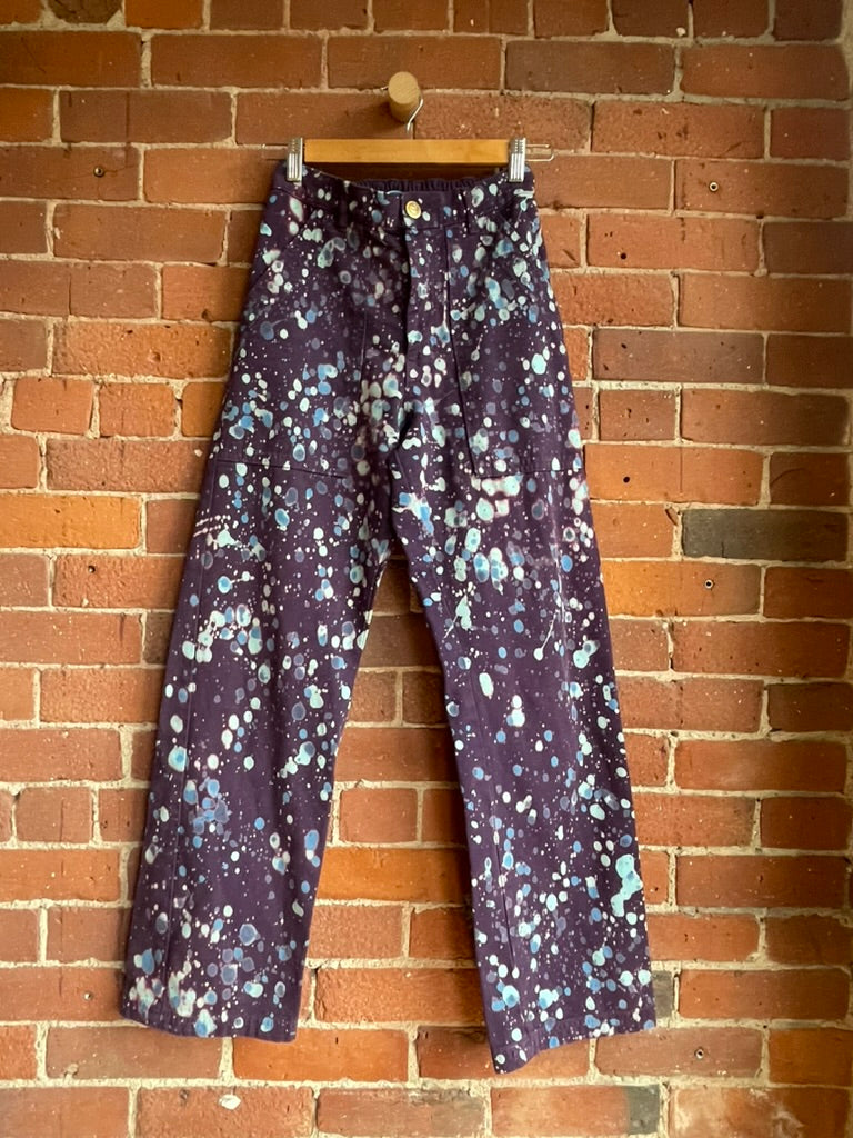 Big Bud Press Purple Splatter Work Pant SS1