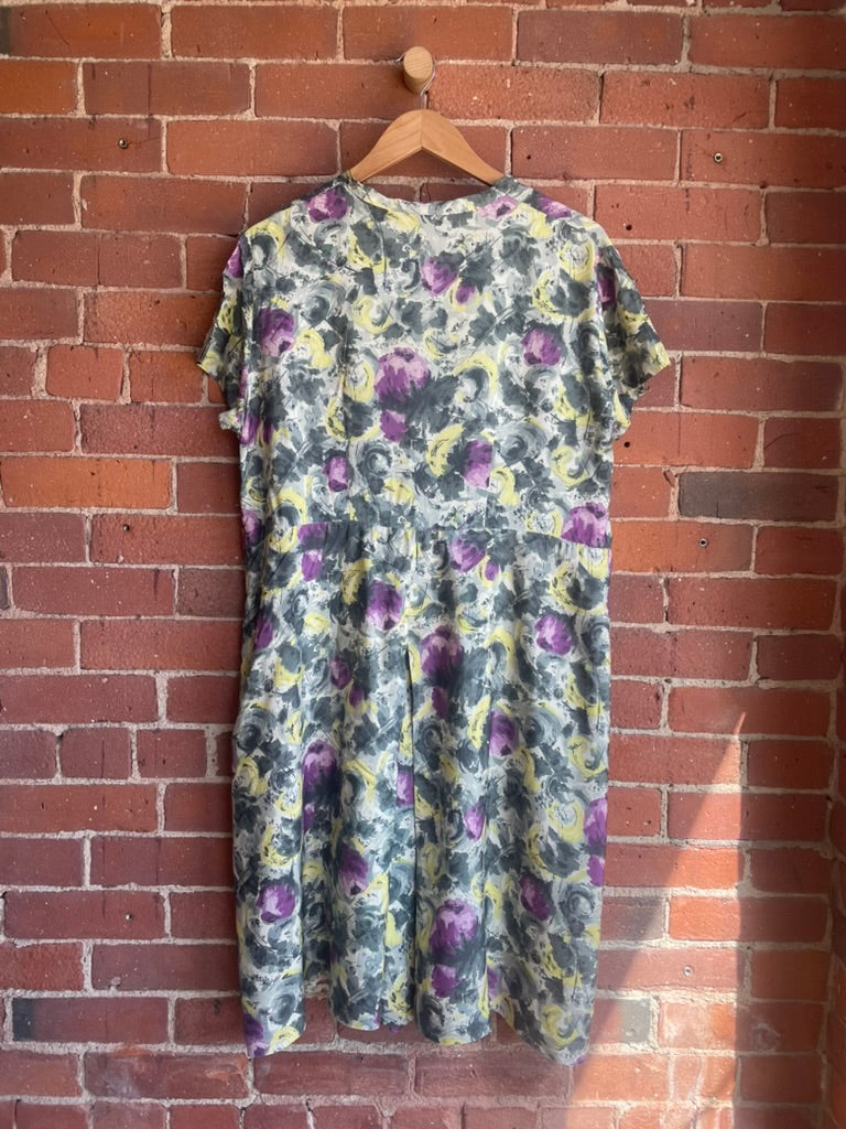 Vintage Floral Short Sleeve Dress SS2