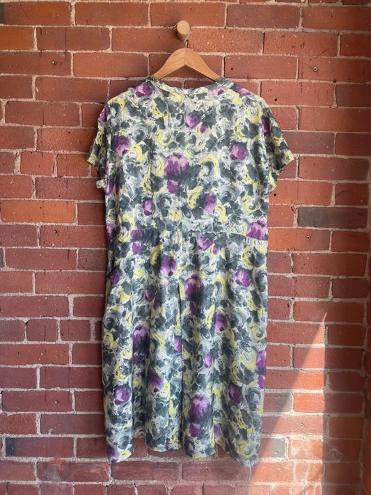 Vintage Floral Short Sleeve Dress SS2