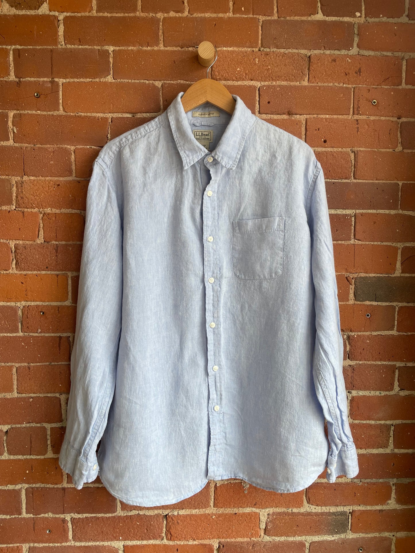 ‘Bean Linen Button Down