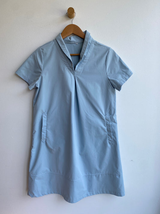 Powder blue mini dress SS1