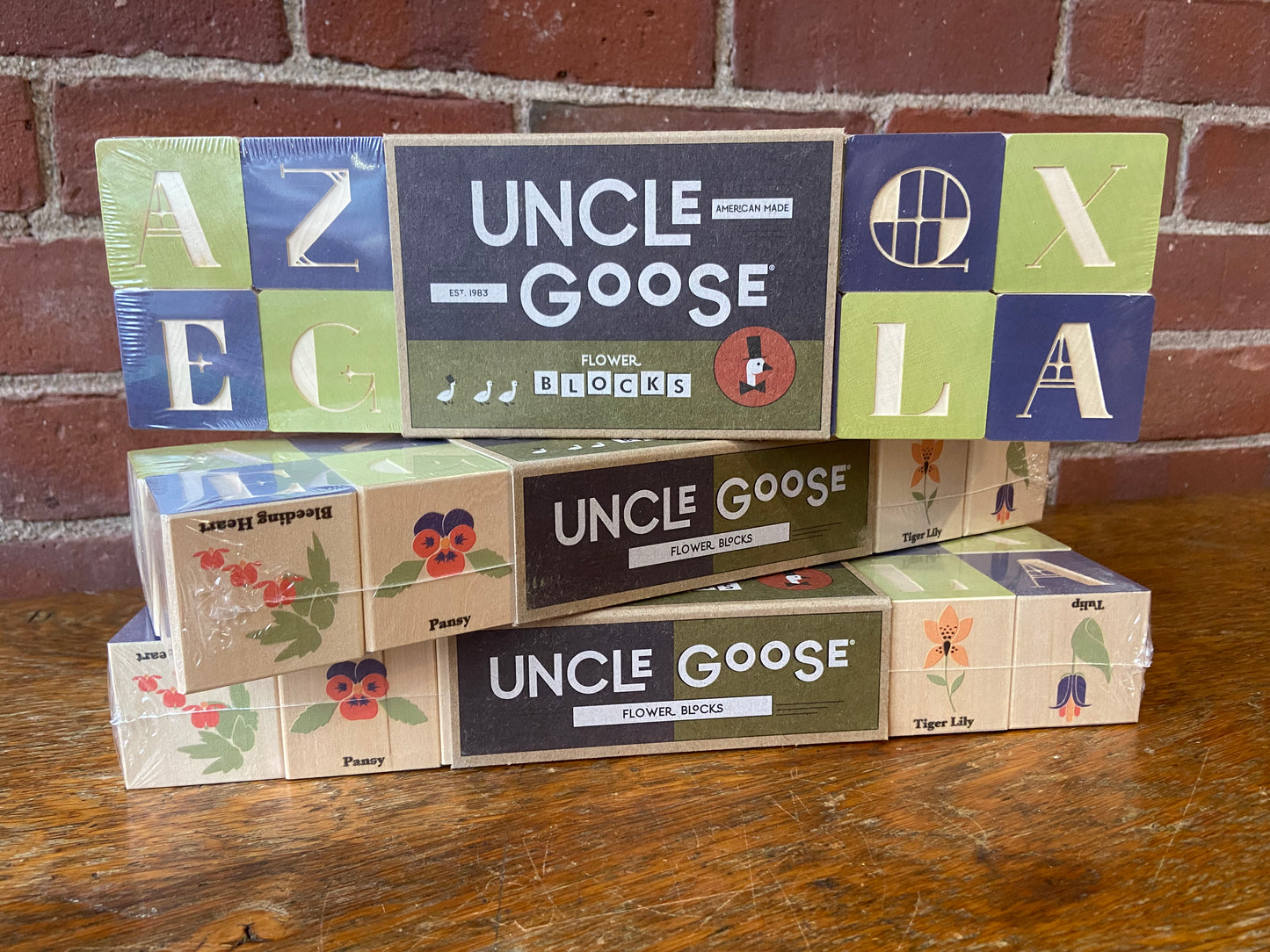 Uncle Goose flower blocks
