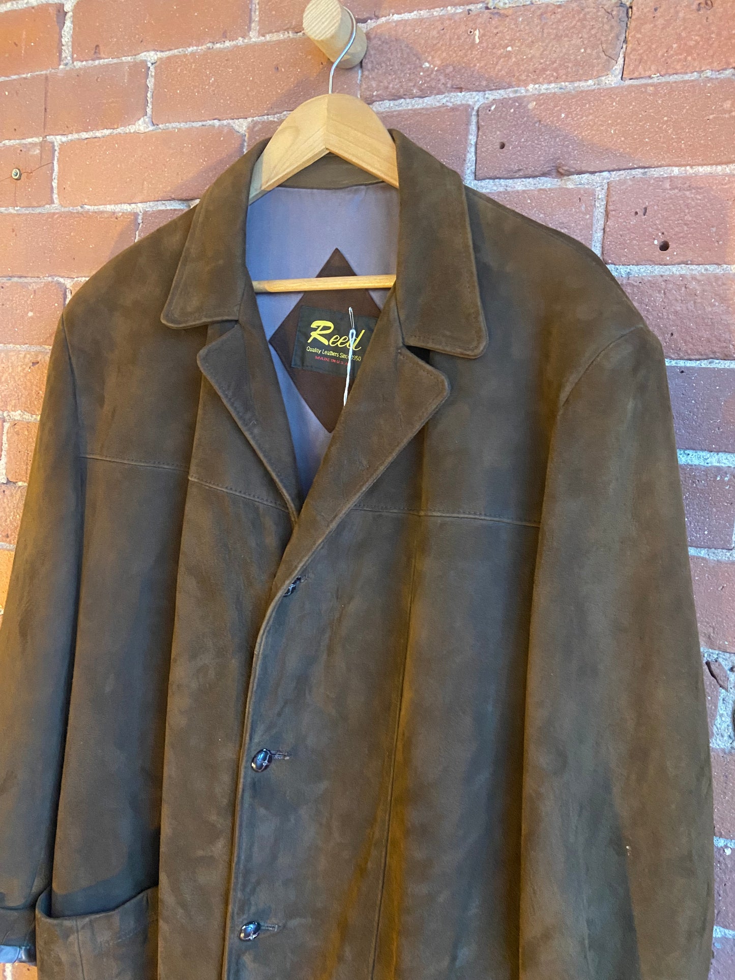 Beautiful brown suede jacket SS. 2-3 (Now $92)